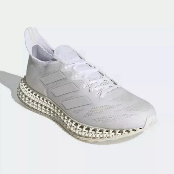 new men's 10 Adidas 4DFWD 4 3M reflective IG8987 4D Running Shoe cloud white - Picture 1 of 5